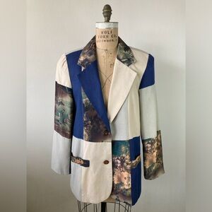 Vtg One of a Kind Fox-hunt Equestrian Jacket George A LTD | Medium Steeplechase